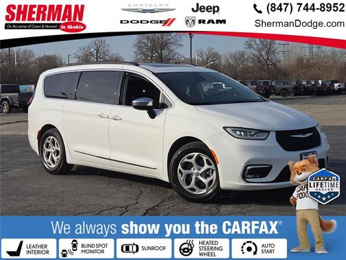 Bright White Clearcoat 2023 Chrysler Pacifica Limited