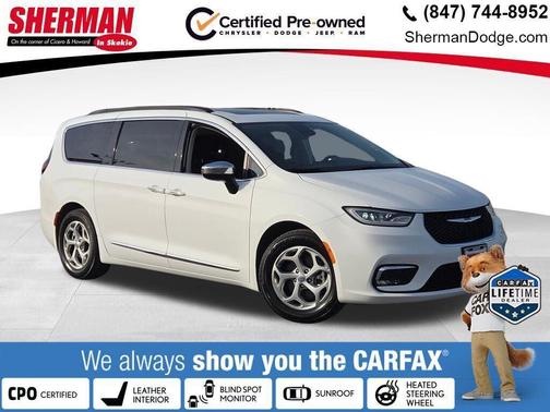 Bright White Clearcoat 2023 Chrysler Pacifica Limited