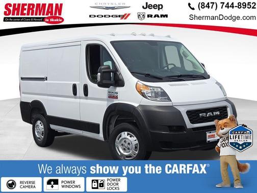 Bright White Clearcoat 2021 RAM ProMaster 1500 Low Roof