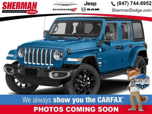 Hydro Blue Pearlcoat 2023 Jeep Wrangler 4xe Rubicon
