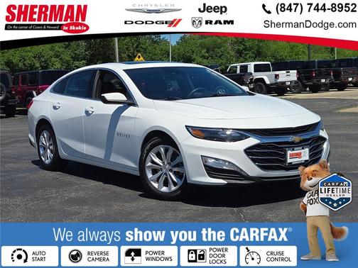 Summit White 2023 Chevrolet Malibu FWD 1LT