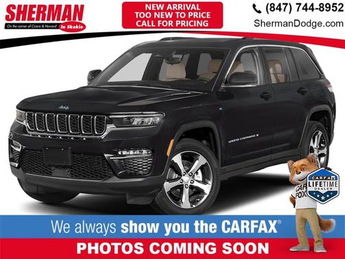 Diamond Black Crystal Pearlcoat 2023 Jeep Grand Cherokee 4xe Base