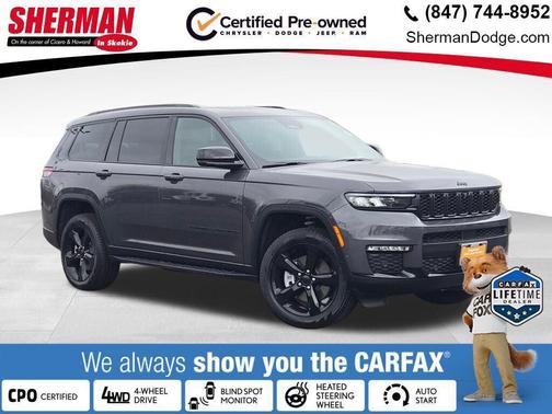 Baltic Gray Metallic Clearcoat 2025 Jeep Grand Cherokee L Limited
