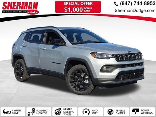 Silver Zynith Metallic Clearcoat 2026 Jeep Compass Latitude