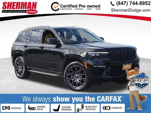 Diamond Black Crystal Pearlcoat 2025 Jeep Grand Cherokee Summit