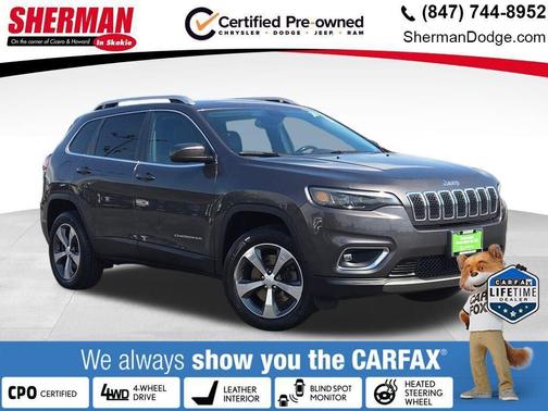 Granite Crystal Metallic Clearcoat 2020 Jeep Cherokee Limited