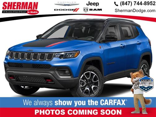 Hydro Blue Pearlcoat 2025 Jeep Compass Trailhawk