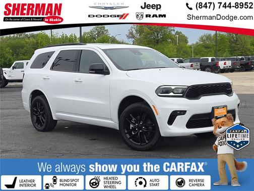 White Knuckle Clearcoat 2023 Dodge Durango GT Premium AWD