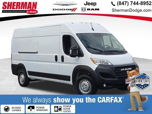 Bright White Clearcoat 2026 RAM ProMaster 2500 Tradesman