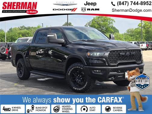 Diamond Black Crystal Pearlcoat 2025 RAM 1500 Rebel