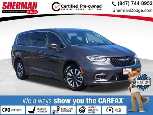 Granite Crystal Metallic Clearcoat 2022 Chrysler Pacifica Hybrid Touring L