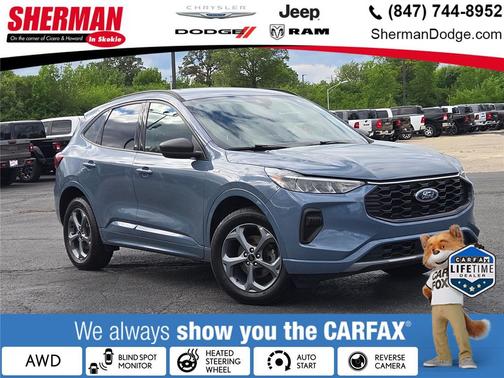 Vapor Blue Metallic 2023 Ford Escape ST-Line