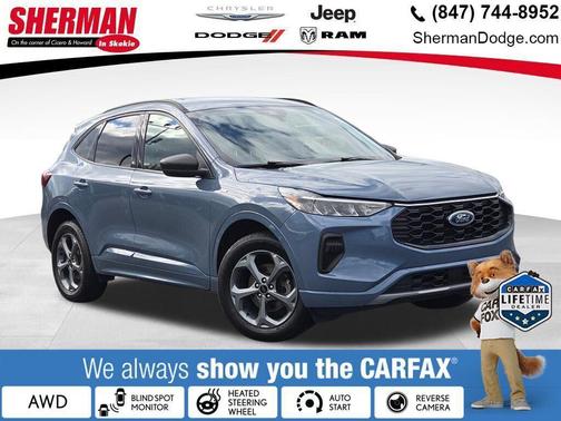 Vapor Blue Metallic 2023 Ford Escape ST-Line