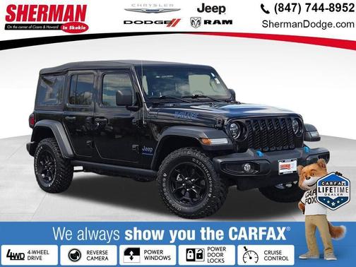 Black Clearcoat 2023 Jeep Wrangler 4xe Base