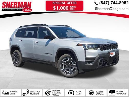 Silver Zynith Clearcoat 2026 Jeep Cherokee Limited