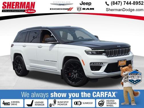Bright White Clearcoat 2023 Jeep Grand Cherokee 4xe Summit Reserve