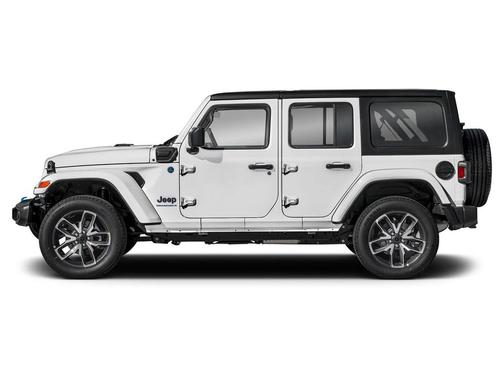 Bright White Clearcoat 2025 Jeep Wrangler 4xe Sahara
