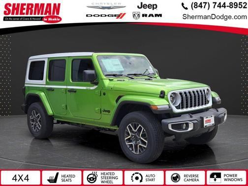 Mojito Clearcoat 2026 Jeep Wrangler 4-Door Sahara 4x4