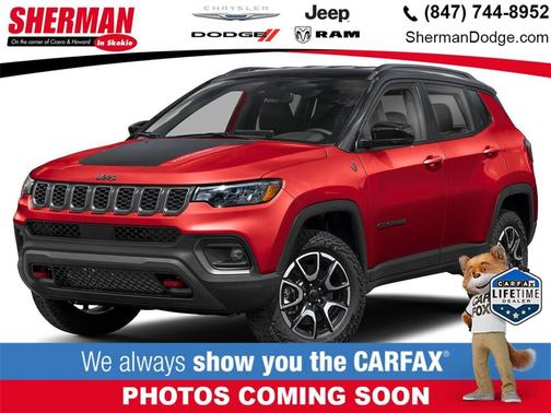 Red Hot Pearlcoat 2025 Jeep Compass Trailhawk