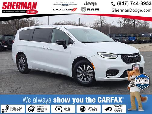 Bright White Clearcoat 2024 Chrysler Pacifica Hybrid Select