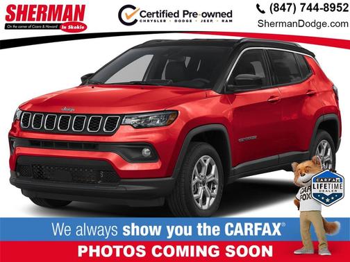 Red Hot Pearlcoat 2025 Jeep Compass Limited