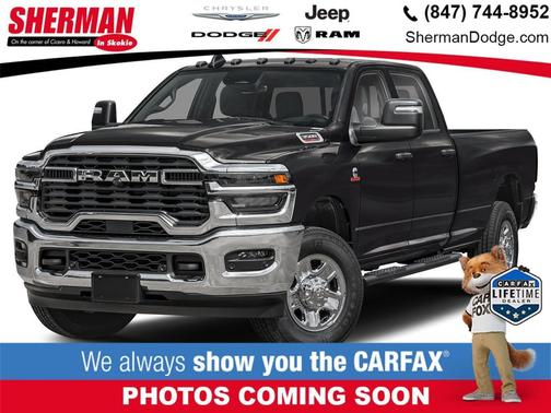 Diamond Black Crystal Pearlcoat 2025 RAM 3500 Limited Crew Cab 4x4 6'4' Box