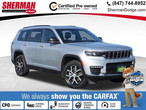 Silver Zynith 2024 Jeep Grand Cherokee L Limited