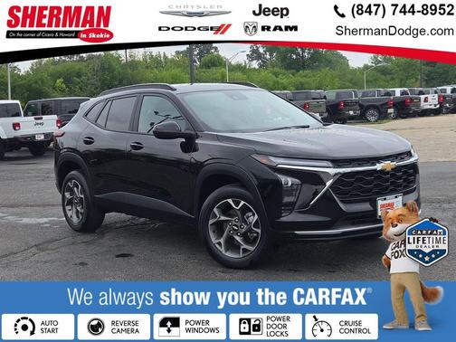 Mosaic Black Metallic 2025 Chevrolet Trax LT