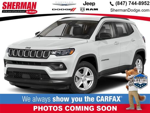 Bright White Clearcoat 2022 Jeep Compass Latitude