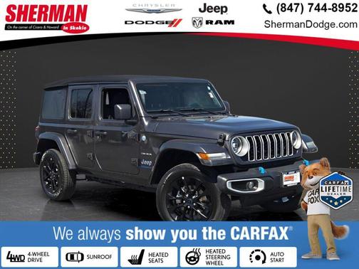 Granite Crystal Metallic Clearcoat 2024 Jeep Wrangler 4xe Sahara