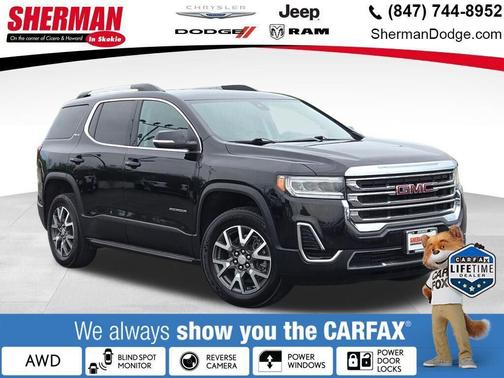 Ebony Twilight Metallic 2023 GMC Acadia AWD SLE
