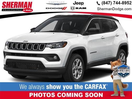 Bright White Clearcoat 2025 Jeep Compass Limited