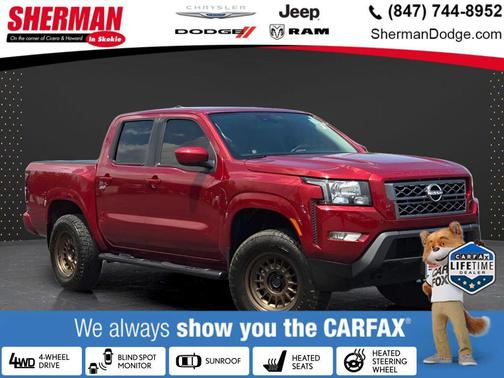 Cardinal Red Metallic Tricoat 2023 Nissan Frontier SV