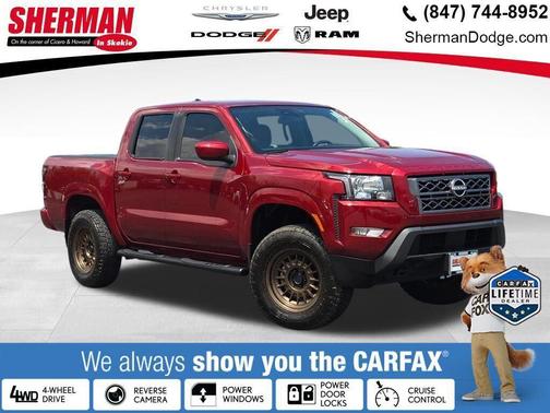 Cardinal Red Metallic Tricoat 2023 Nissan Frontier SV