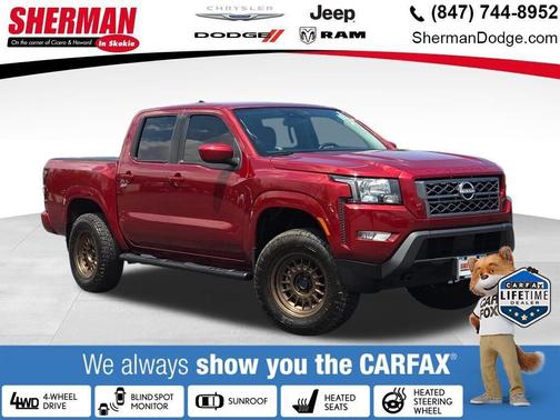 Cardinal Red Metallic Tricoat 2023 Nissan Frontier SV