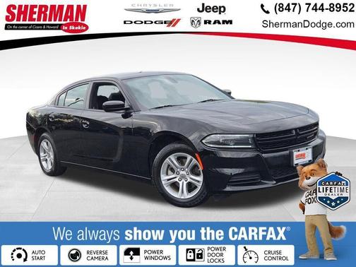 Pitch Black Clearcoat 2023 Dodge Charger SXT