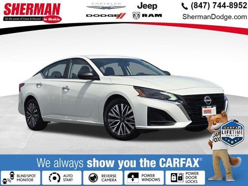 Glacier White 2025 Nissan Altima SV FWD