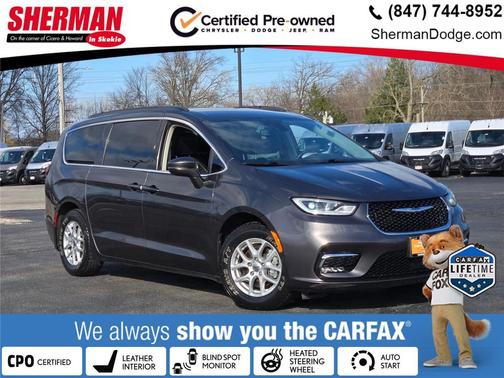 Granite Crystal Metallic Clearcoat 2022 Chrysler Pacifica Touring L