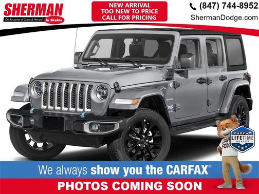 Silver Zynith Clearcoat 2023 Jeep Wrangler 4xe Rubicon