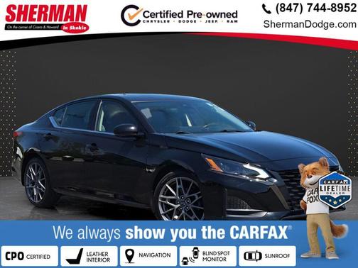 Super Black 2023 Nissan Altima SR VC-Turbo FWD