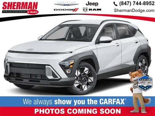 Atlas White 2025 Hyundai KONA SEL