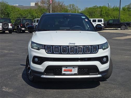 Bright White Clearcoat 2025 Jeep Compass Limited