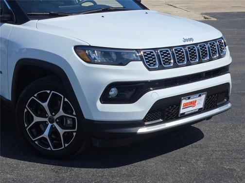 Bright White Clearcoat 2025 Jeep Compass Limited