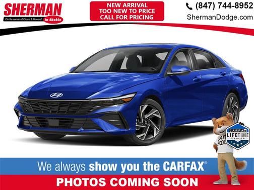 Intense Blue 2025 Hyundai ELANTRA HEV Limited