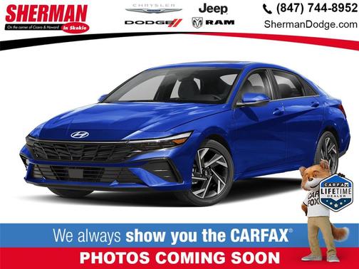 Intense Blue 2025 Hyundai ELANTRA HEV Limited