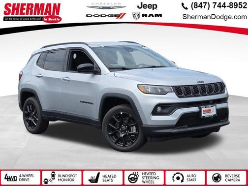 Silver Zynith Metallic Clearcoat 2026 Jeep Compass Sport
