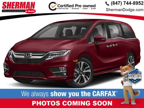 Deep Scarlet Pearl 2019 Honda Odyssey Elite