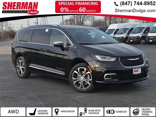 Diamond Black Crystal Pearlcoat 2026 Chrysler Pacifica L