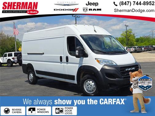 Bright White Clearcoat 2023 RAM ProMaster 2500 High Roof