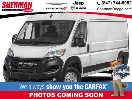 Bright White Clearcoat 2023 RAM ProMaster 2500 High Roof